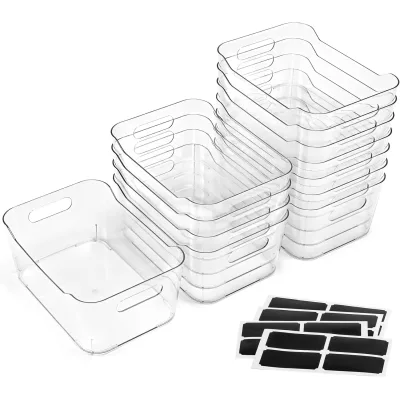 LANDNEOO Plastic Shelf Organizer